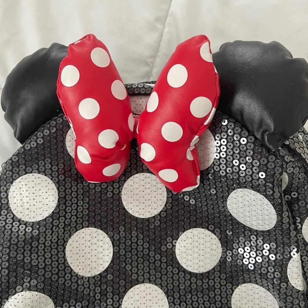 Disney parks sequin Minnie backpack - Picture 2 of 4
